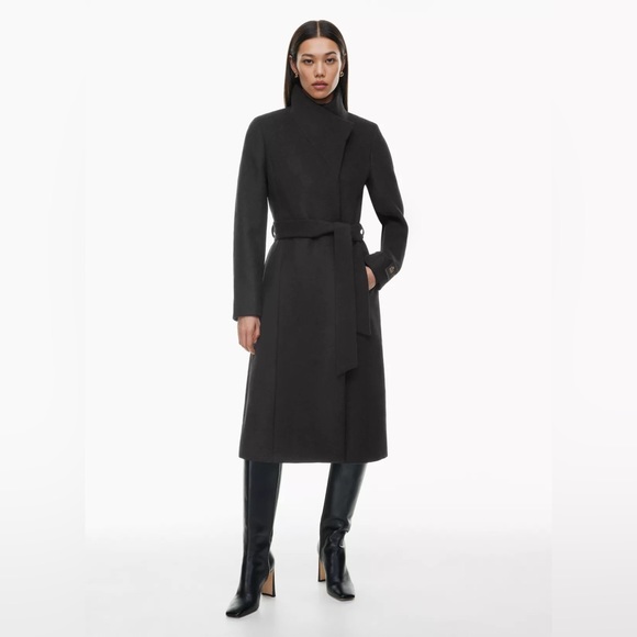 Aritzia Babaton Conan Wool Coat Long - Picture 1 of 7
